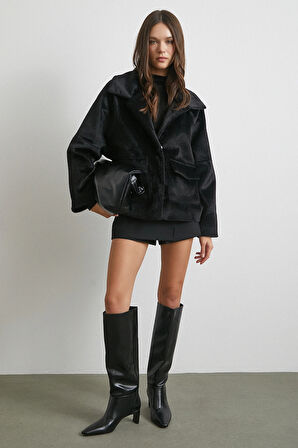 Reglan Tay Flok Mont Siyah