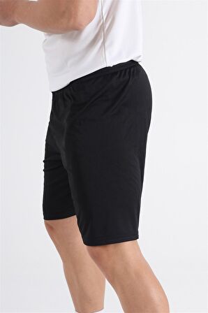 Diadora Düz  Siyah Antrenman - Spor Şort - DDANT-SORT
