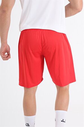 Diadora Düz  Kırmızı Antrenman - Spor Şort - DDANT-SORT