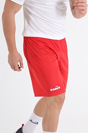 Diadora Düz  Kırmızı Antrenman - Spor Şort - DDANT-SORT