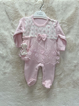 Papatya Küpürlü Bandanalı Tulum