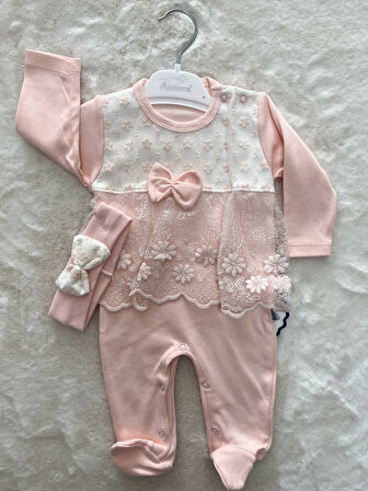 Papatya Küpürlü Bandanalı Tulum