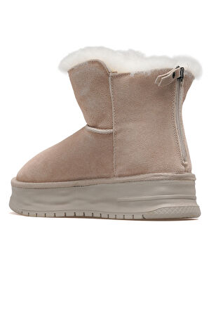 GUJA Kadın Nubuk Deri Kürklü Günlük Bot 25k 24k156-2 Z