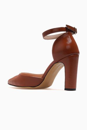 YAŞAR KAŞLI Kadın Kalın Topuklu Stiletto Ayakkabı 26y Ykşk-7948