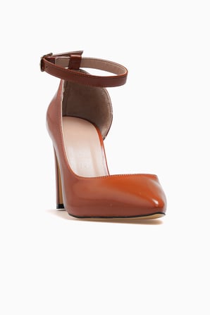 YAŞAR KAŞLI Kadın Kalın Topuklu Stiletto Ayakkabı 26y Ykşk-7948