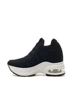 GUJA Kadın Taş Detaylı Gizli Dolgu Topuk Sneaker Günlük Ayakkabı 25y 25y300-4 Z