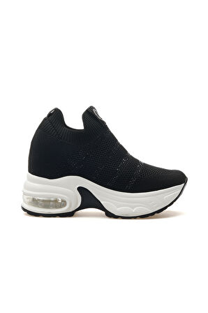 GUJA Kadın Taş Detaylı Gizli Dolgu Topuk Sneaker Günlük Ayakkabı 25y 25y300-4 Z