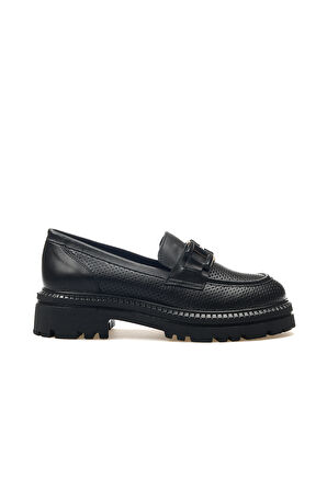 VENÜS Kadın Hakiki Deri Toka Detaylı Casual Ayakkabı 25y 2411530y Z