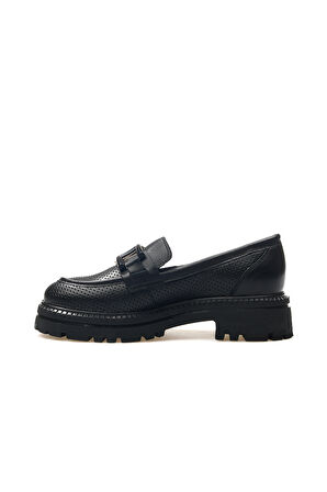 VENÜS Kadın Hakiki Deri Toka Detaylı Casual Ayakkabı 25y 2411530y Z