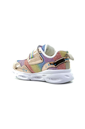 VİCCO Kita Kız Çocuk Işıklı Sneaker Spor Ayakkabı 23y 346.181 Pk