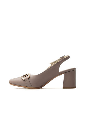 VENÜS Kadın Hakiki Deri Toka Detaylı Kalın Topuklu Ayakkabı 25y 25461074y Z