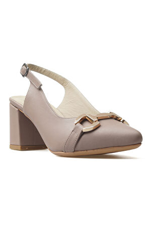 VENÜS Kadın Hakiki Deri Toka Detaylı Kalın Topuklu Ayakkabı 25y 25461074y Z