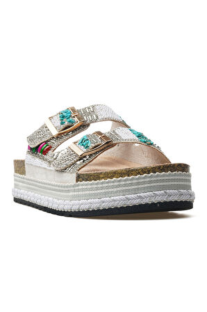 GUJA Kadın Taş Detaylı Günlük Terlik 25y 25y103 Z