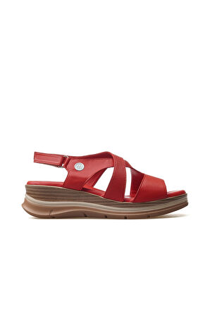 MAMMAMİA Kadın Hakiki Deri Topuklu Günlük Sandalet 25y D25ys-2790 Z