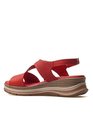 MAMMAMİA Kadın Hakiki Deri Topuklu Günlük Sandalet 25y D25ys-2790 Z