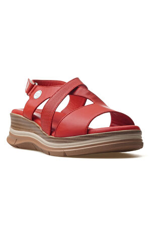 MAMMAMİA Kadın Hakiki Deri Topuklu Günlük Sandalet 25y D25ys-2790 Z