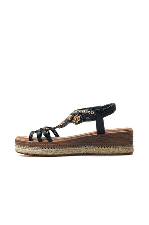 GUJA Kadın Taş Detaylı Günlük Sandalet 25y 25y171-1 Z