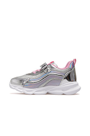BUCKHEAD Glossy Shine Kız Çocuk Hafif Işıklı Günlük Sneaker Spor Ayakkabı 25k Buck4430