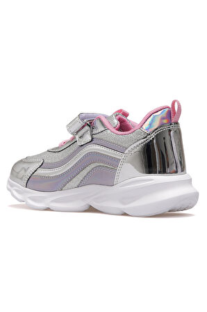 BUCKHEAD Glossy Shine Kız Çocuk Hafif Işıklı Günlük Sneaker Spor Ayakkabı 25k Buck4430