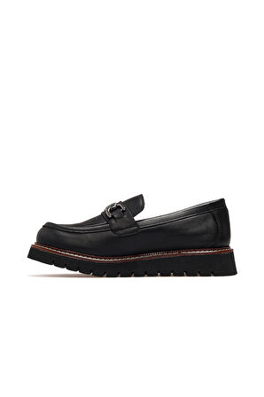 MAMMAMİA Kadın Hakiki Deri Loafer Günlük Ayakkabı 25k D25ka-3240 Z