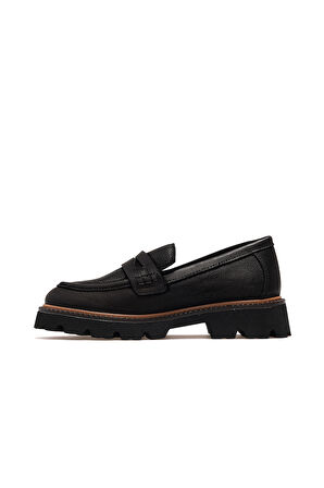 MAMMAMİA Kadın Hakiki Deri Loafer Günlük Ayakkabı 25k D25ka-3190 Z