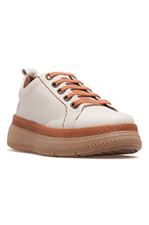 MAMMAMİA Kadın Hakiki Deri Sneaker Günlük Ayakkabı 25k D25ka-7180 Z