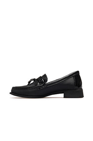 MAMMAMİA Kadın Hakiki Deri Loafer Günlük Ayakkabı 25k D25ka-855 Z