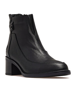 MAMMAMİA Kadın Hakiki Deri Topuklu Günlük Bot 25k D25kb-1910 Z