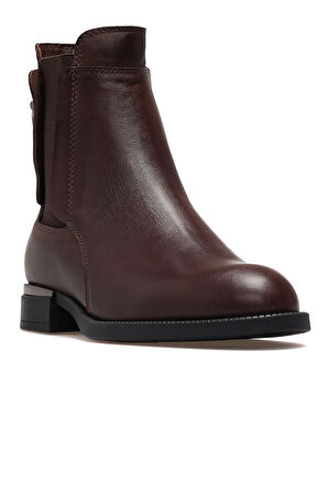 MAMMAMİA Kadın Hakiki Deri Klasik Günlük Bot 25k D25kb-8325 Z