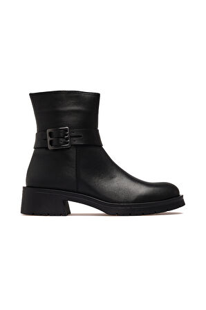 MAMMAMİA Kadın Hakiki Deri Topuklu Günlük Bot 25k D25kb-8375 Z