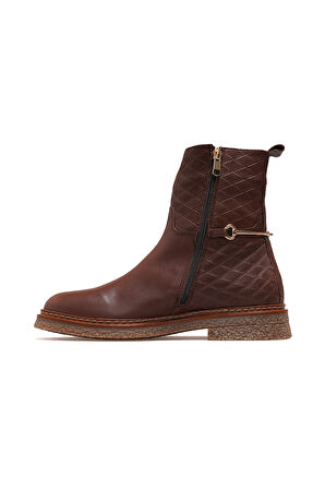 MAMMAMİA Kadın Hakiki Deri Casual Günlük Bot 25k D25kb-8585 Z