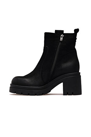 VENÜS Kadın Hakiki Deri Topuklu Günlük Bot 25k 2351311k Z