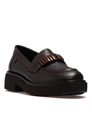 VENÜS Kadın Hakiki Deri Loafer Günlük Ayakkabı 25k 2411551k Z