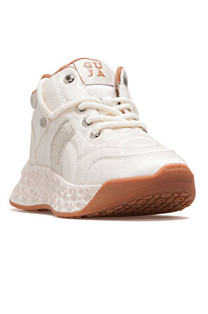 GUJA Kadın Deri Kürklü Sneaker Bot 25k 25k316 Z