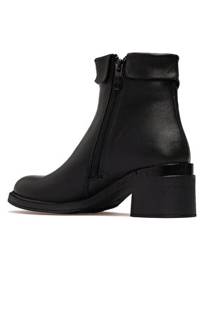 MAMMAMİA Kadın Hakiki Deri Topuklu Günlük Bot 25k D25kb-8430 Z