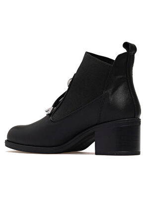 MAMMAMİA Kadın Hakiki Deri Topuklu Günlük Bot 25k D25kb-1805 Z