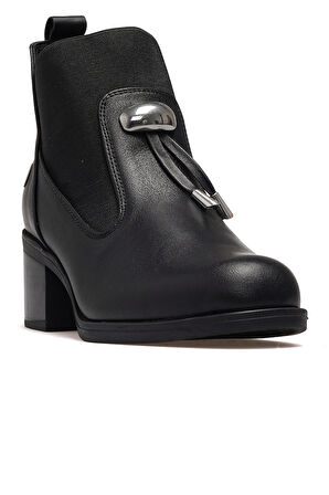 MAMMAMİA Kadın Hakiki Deri Topuklu Günlük Bot 25k D25kb-1805 Z