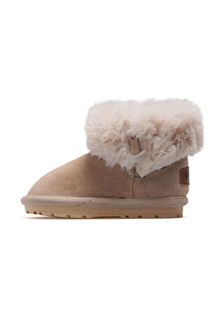 BUCKHEAD Furly Kız Çocuk Tüylü Fermuarlı Günlük Bot 25k Buck3064