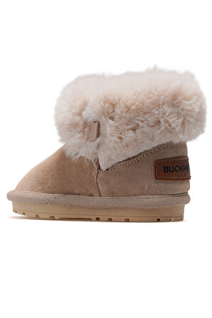 BUCKHEAD Furly Kız Çocuk Tüylü Fermuarlı Günlük Bot 25k Buck3064