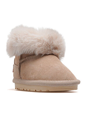 BUCKHEAD Furly Kız Çocuk Tüylü Fermuarlı Günlük Bot 25k Buck3064