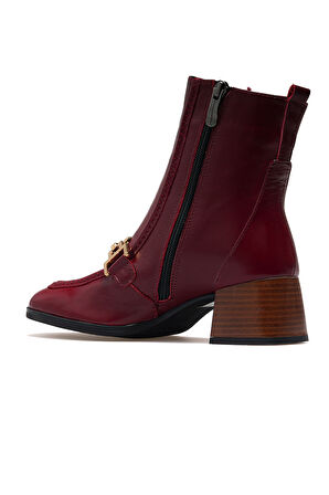 MAMMAMİA Kadın Hakiki Deri Loafer Günlük Bot 25k D25kb-8270 Z