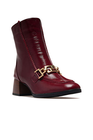 MAMMAMİA Kadın Hakiki Deri Loafer Günlük Bot 25k D25kb-8270 Z