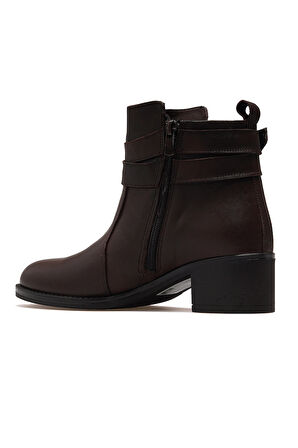 MAMMAMİA Kadın Hakiki Deri Topuklu Günlük Bot 25k D25kb-1670 Z
