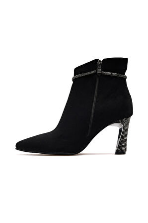 GUJA Kadın Taş Detaylı Topuklu Bot 25k 25k173 Z