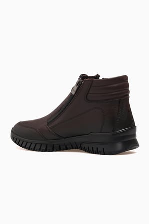 Venüs Kadın Deri Ultra Comfort Anatomik Esnek Taban Günlük Çift Fermuarlı Bot 24k 24402004k Z