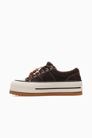 Guja Kadın Bağcık Aksesuarlı Günlük Sneaker Ayakkabı 26k 26k366-1