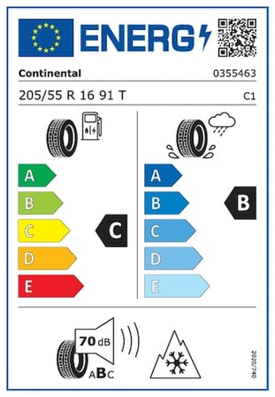 Continental 205/55R16 91T WinterContact TS870 - 2026 KIŞLIK