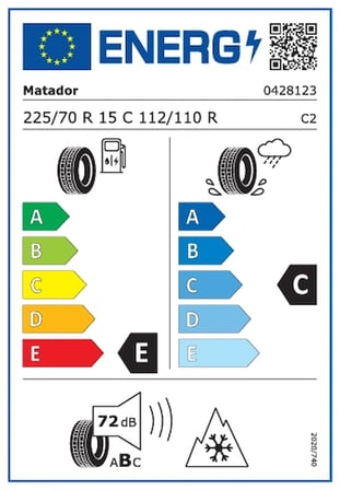 Matador 225/70R15C 112/110R NordiccaVAN-2026 KIŞ