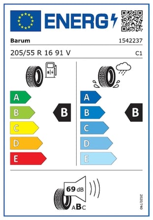 Barum 205/55R16 91V BRAVURIS 6-2026 YAZ