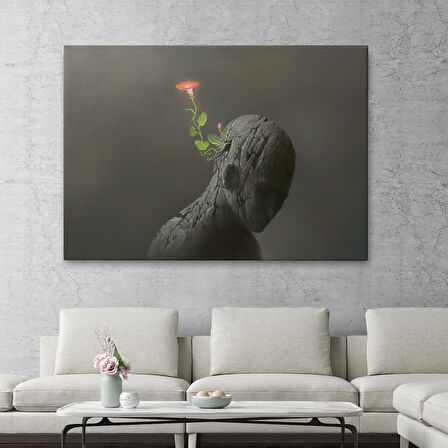 Zıtlık Ve Hayal Gücü Temalı Dekoratif Kanvas Tablo-3684